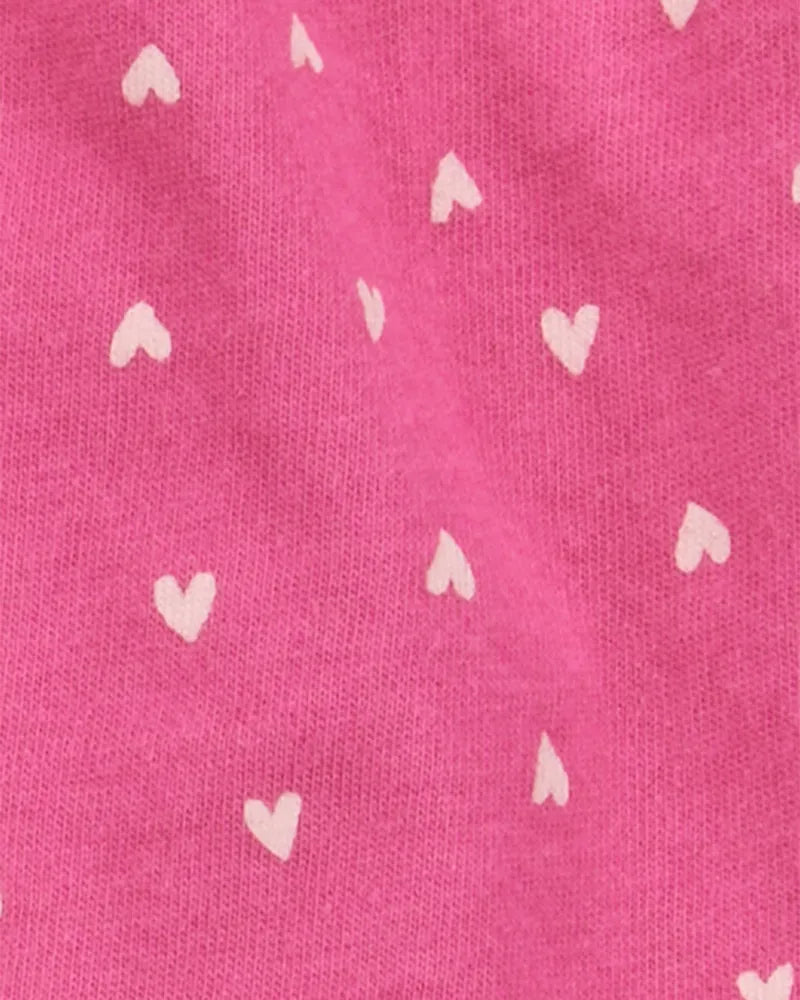 Conjunto De 2 Piezas De Pañalero Y Pantalones De Corazones Carter's