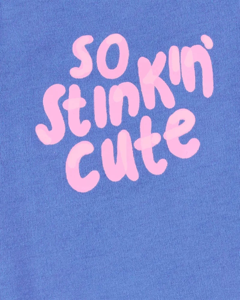 Pañalero De Manga Corta Con Olanes So Stinkin' Cute Carter's