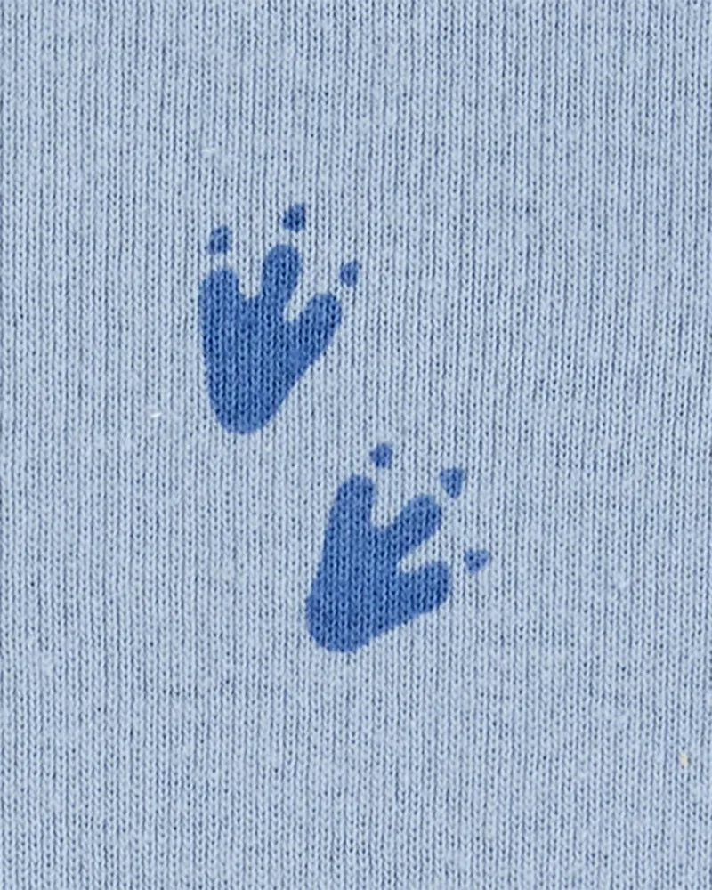 Jumpsuit De Algodón Estampado Dinosaurio Carter's