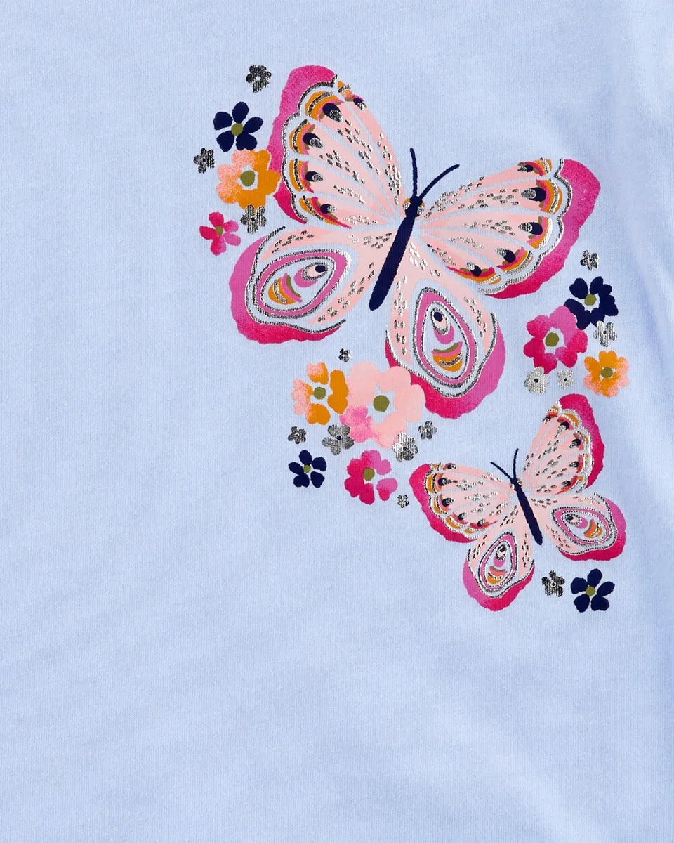 Blusa Con Volantes Y Mariposa Carter's