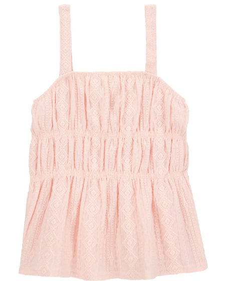 Blusa De Tirantes Texturizada Fruncida Carter's